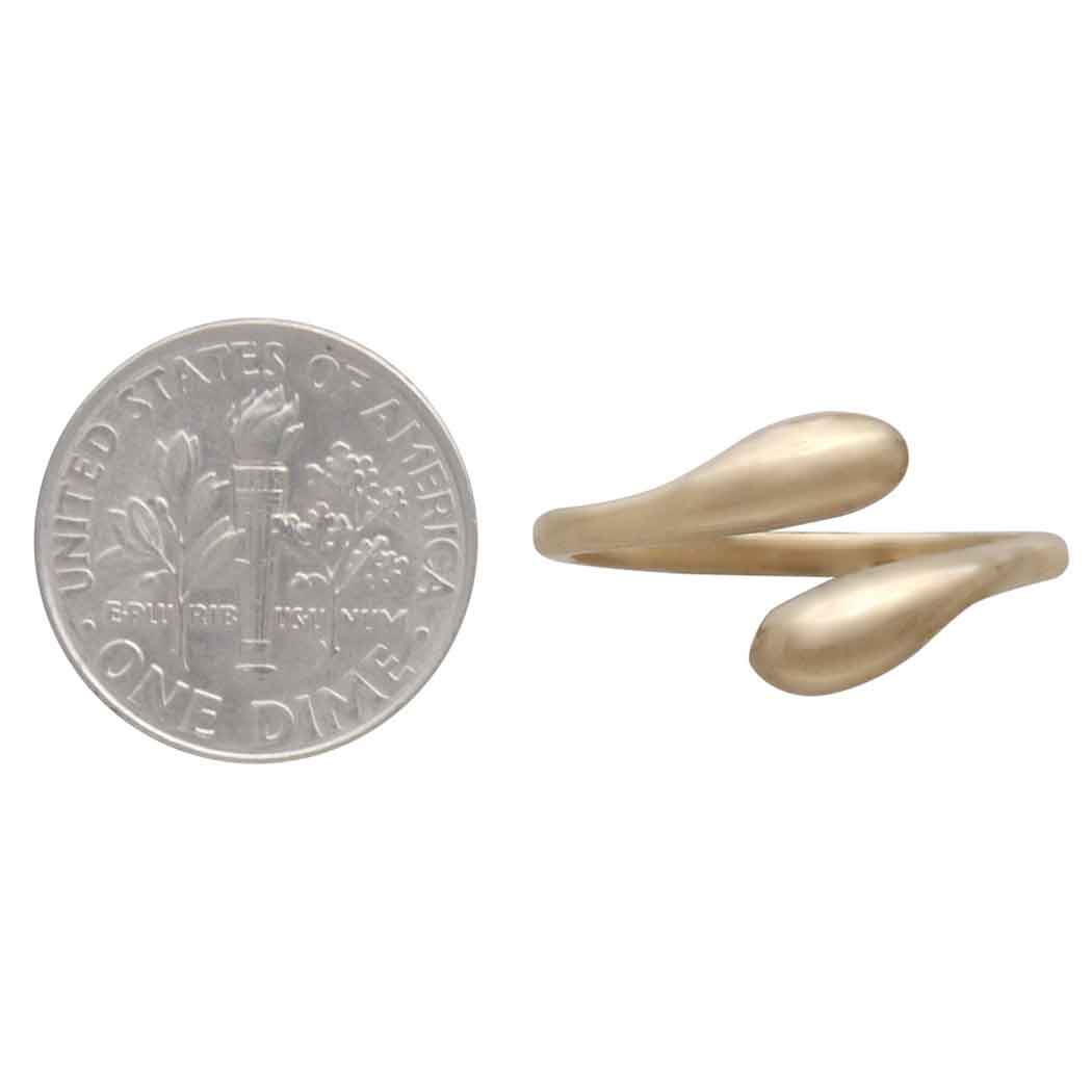 Bronze Teardrop Ring