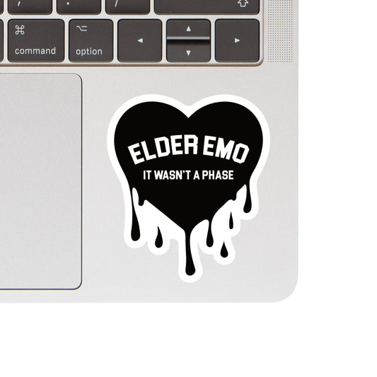 Elder Emo Gen X Sticker