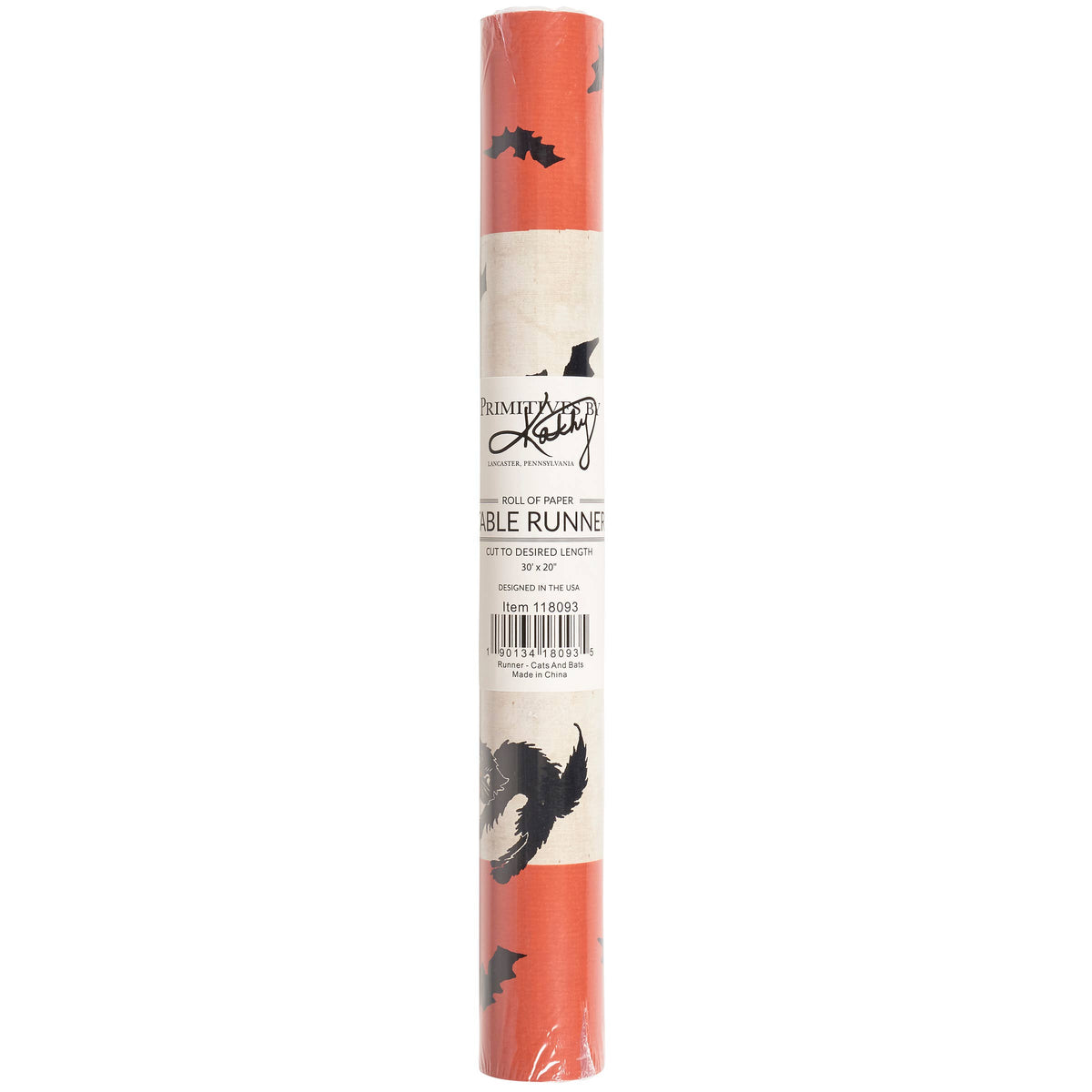 Cats + Bats Paper Runner (or gift wrap!)
