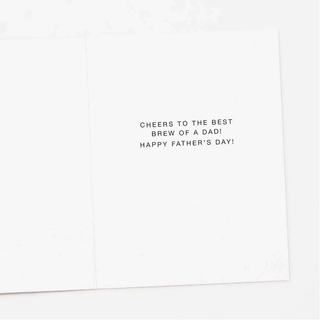 Best Dad on Tap Father's Day Card