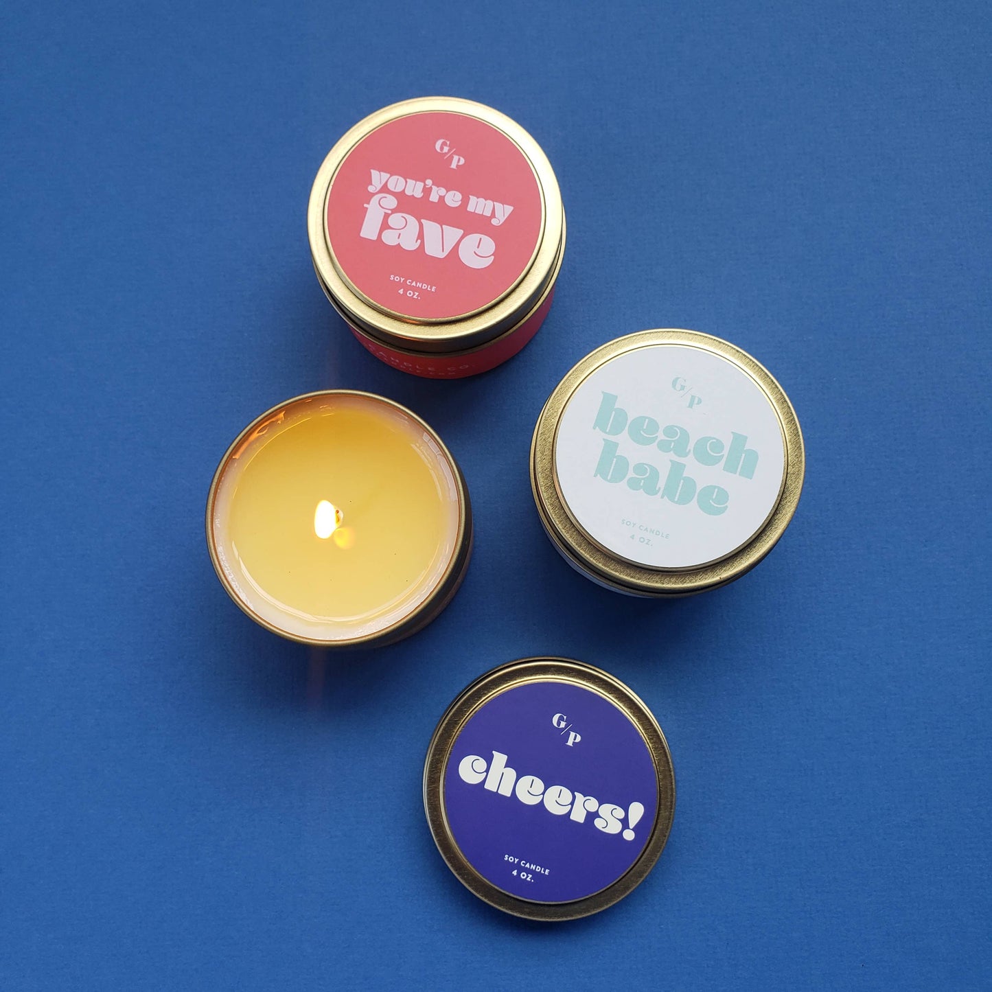 Cheers! Candle Tin