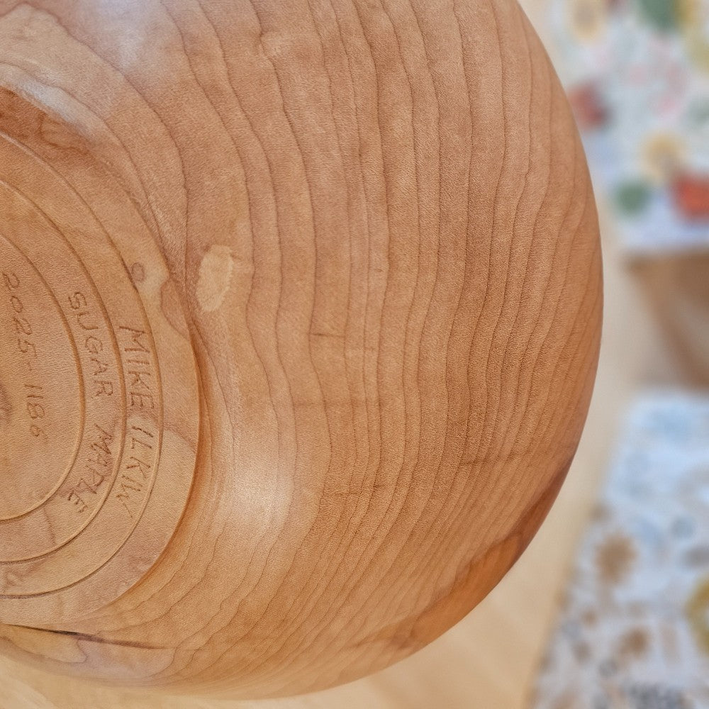 Wood Bowl | Sugar Maple | 2025-1186|156