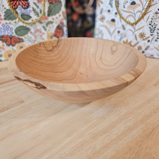 Maple Bowl | 2019-922 MB|92, Wood Bowl | Hard Maple, bowls for breasts, pickup at The Local Bevy, Springfield MO, local artists