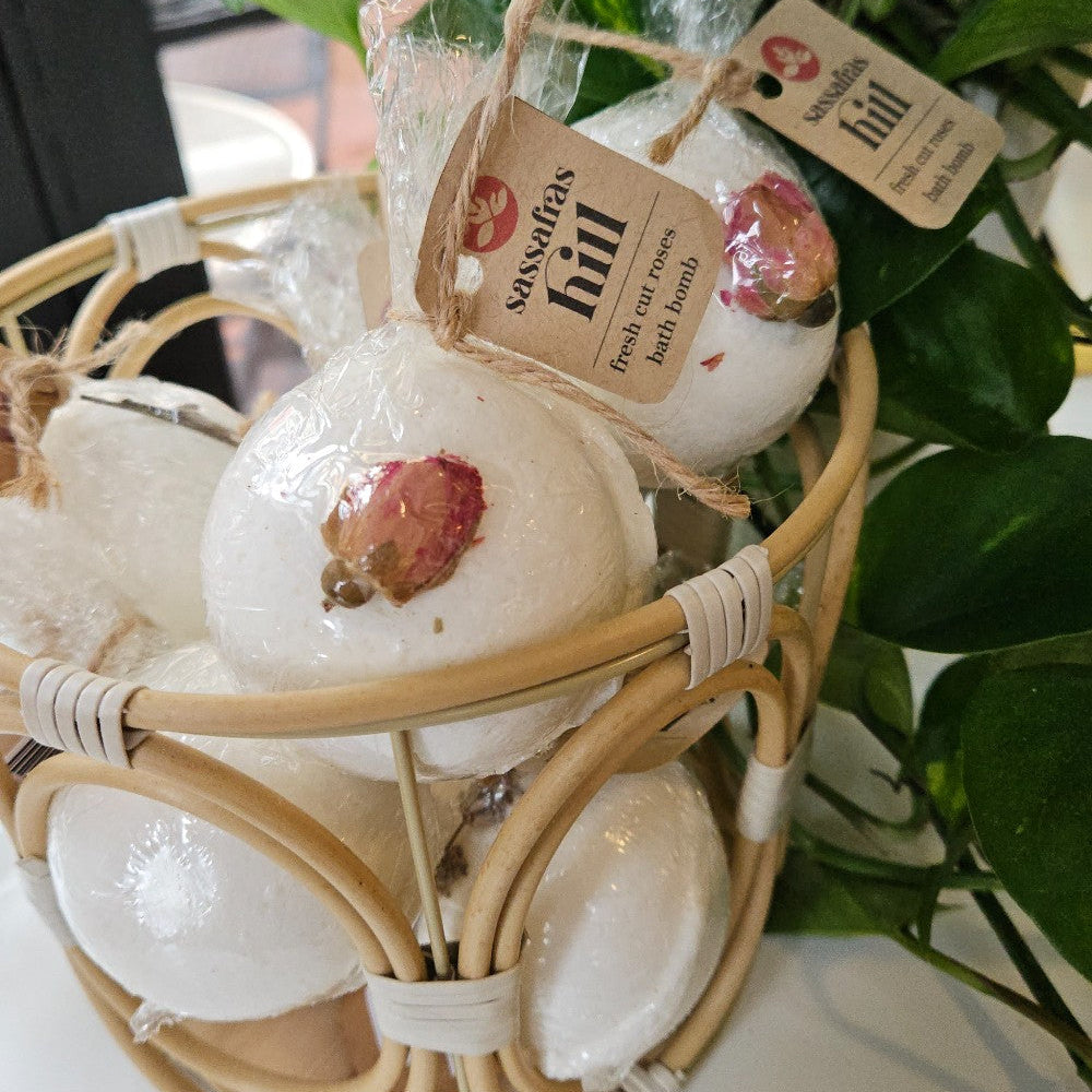 Bath Bomb | Fresh Cut Roses | Sassafras Hill | 7|176