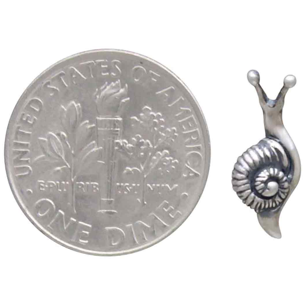 Bronze Snail Post Earrings