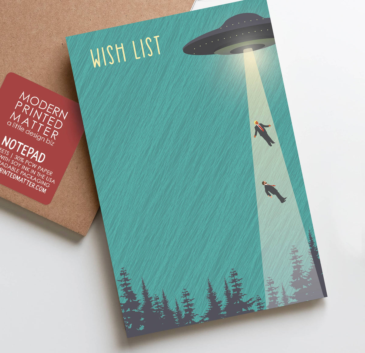 UFO Wish List Notepad