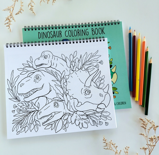 Dinosaur Coloring Book For Adults and Children|244