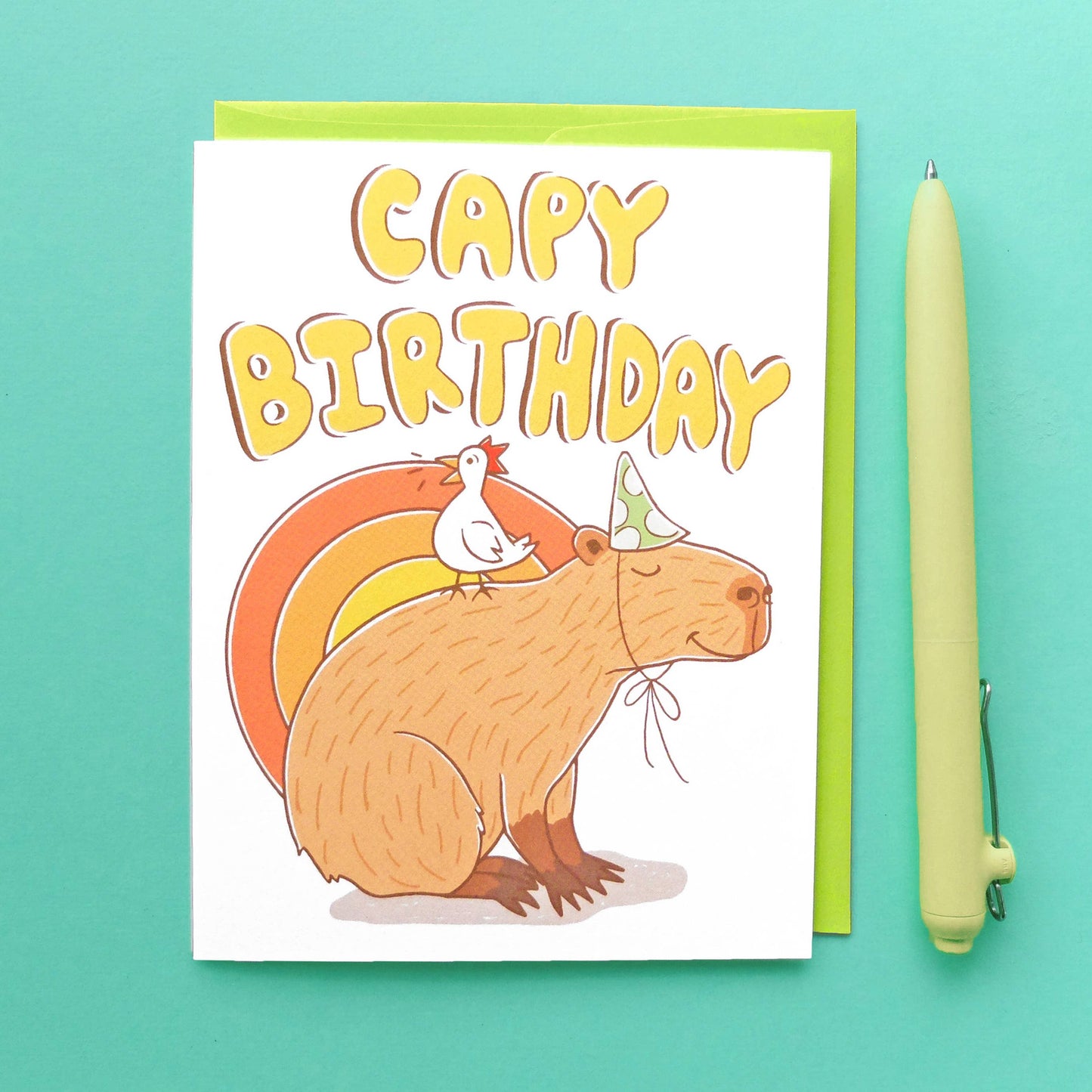 Capy Birthday Capybara Card
