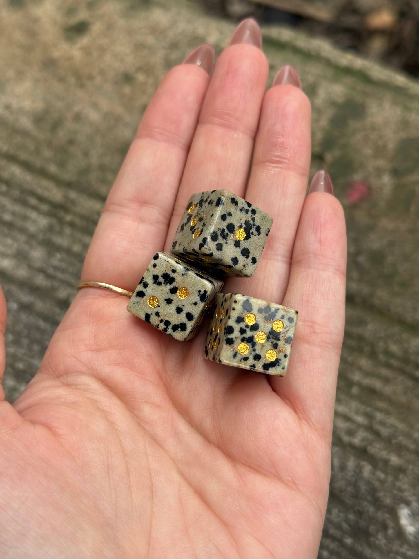 Dalmatian Jasper Dice