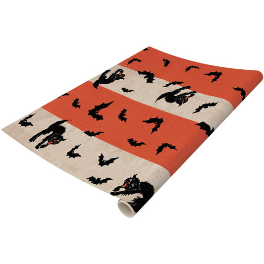 Cats + Bats Paper Runner (or gift wrap!)