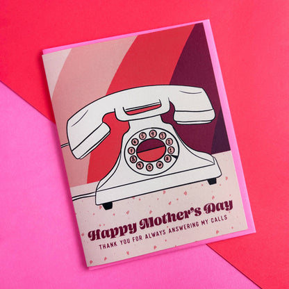 Mother's Day Call Greeting Card