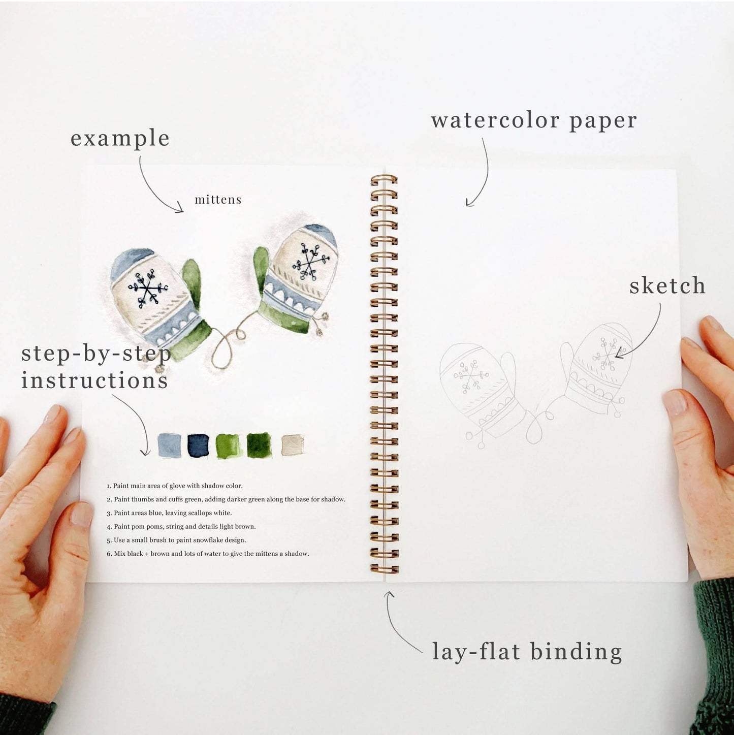 Winter  Watercolor Workbook