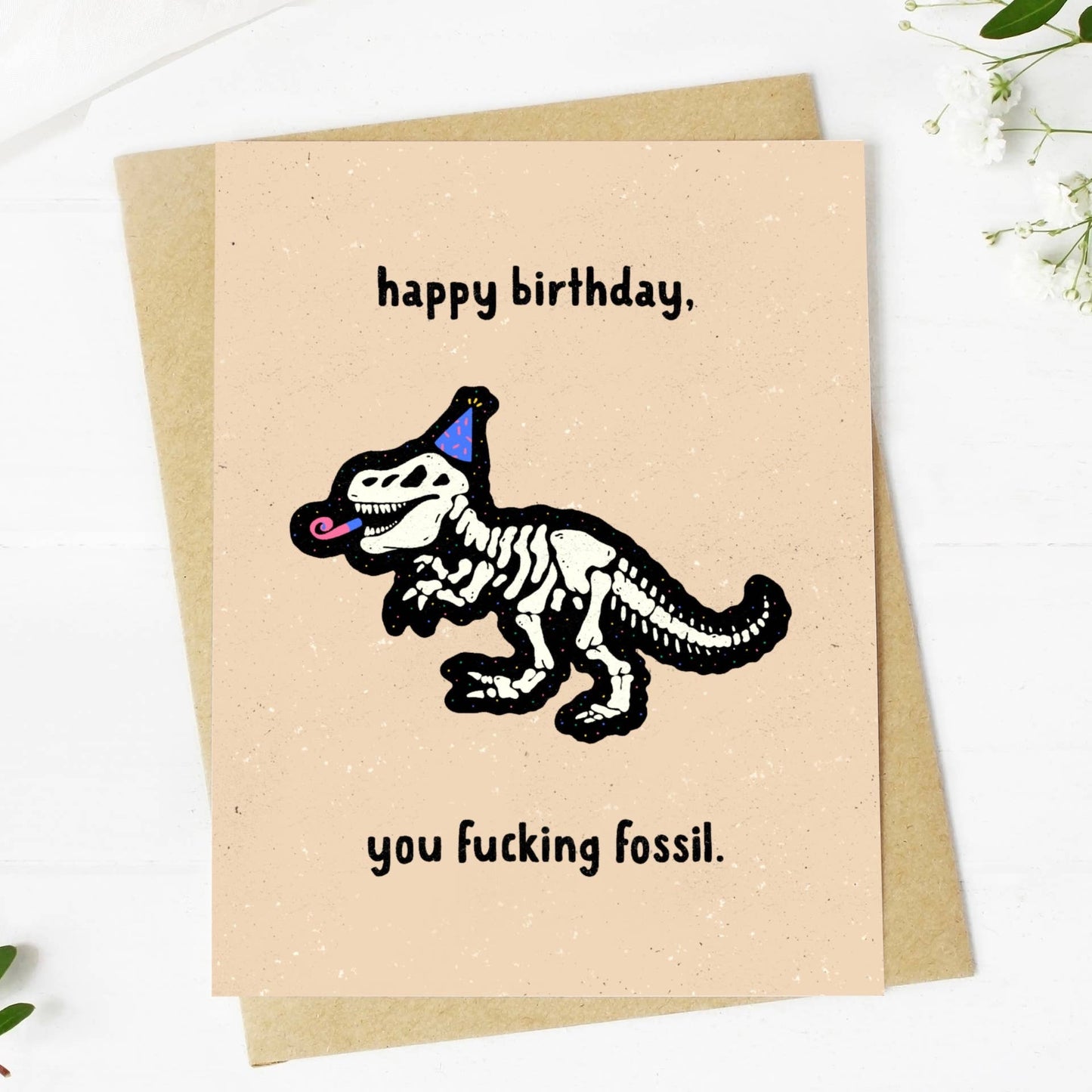 Happy Birthday Fossil Birthday Card