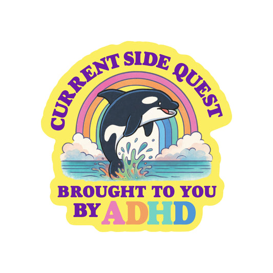 Side Quest ADHD Sticker