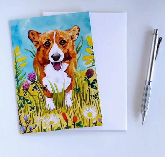 Corgi Greeting Card|240