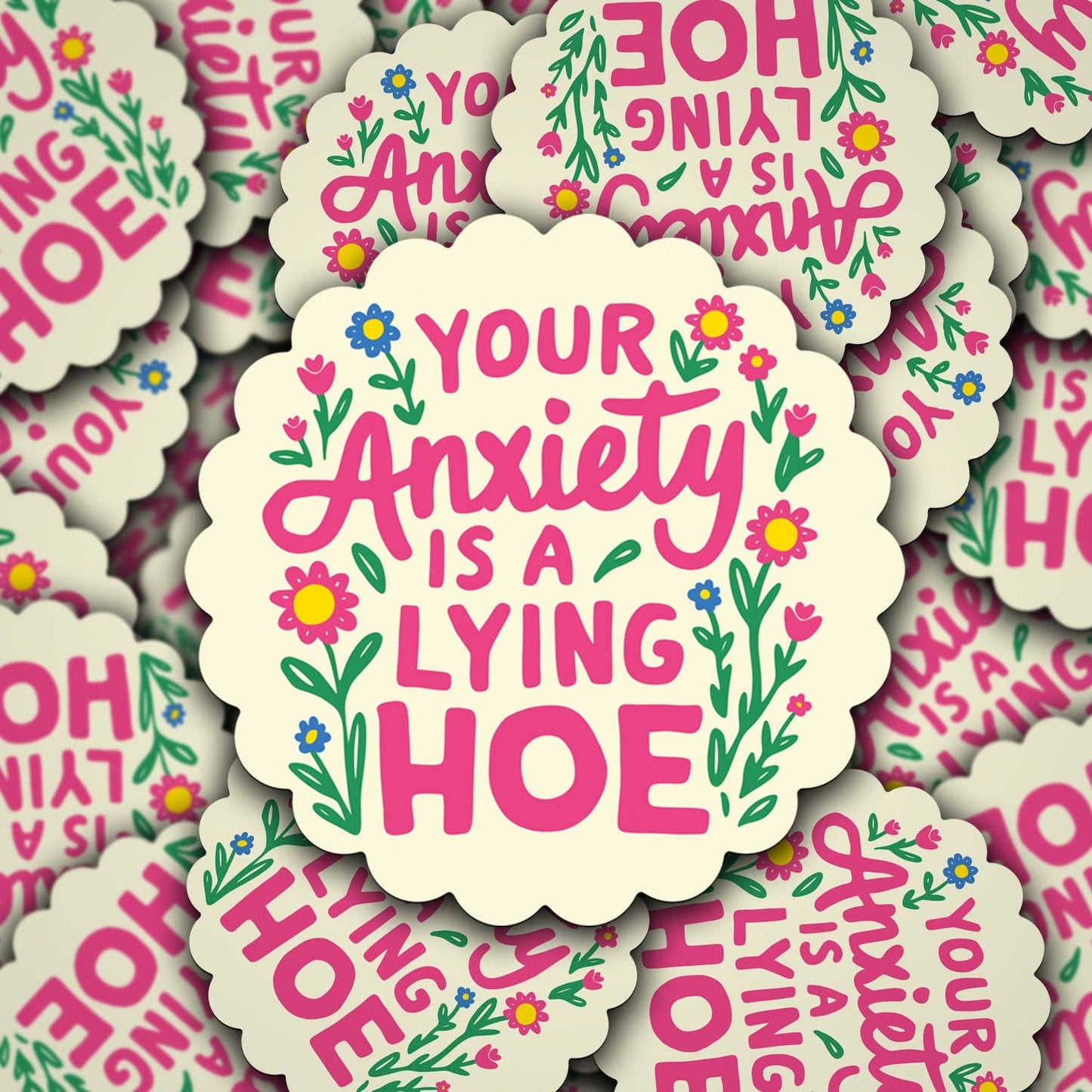 Your Anxiety is Lying Vinyl Sticker