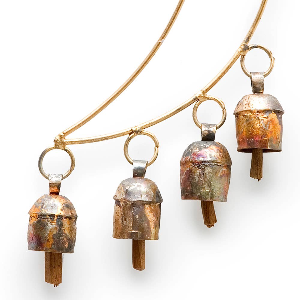 Bronze Moon Chime w/ 4 bells