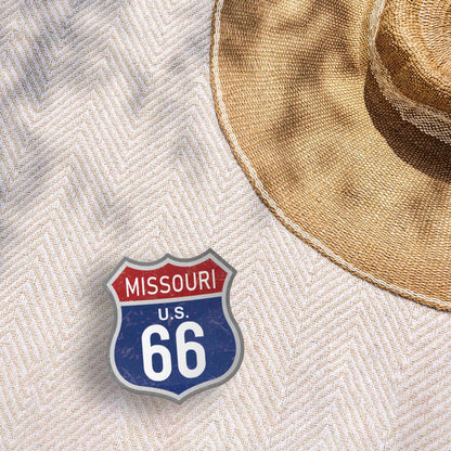 Missouri Blue Route 66 Sticker