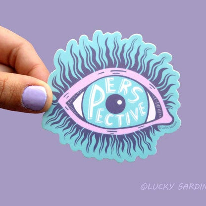 Perspective Third Eye Vinyl Sticker
