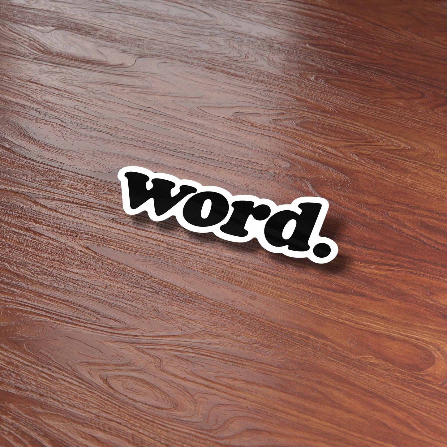 Word. Sticker
