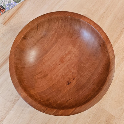 Bradford Pear Bowl | 2024-1309 D|80, Wood Bowl | Bradford Pear, bowls for breasts, handmade decorative wooden bowls. mike ilkiw, the local bevy