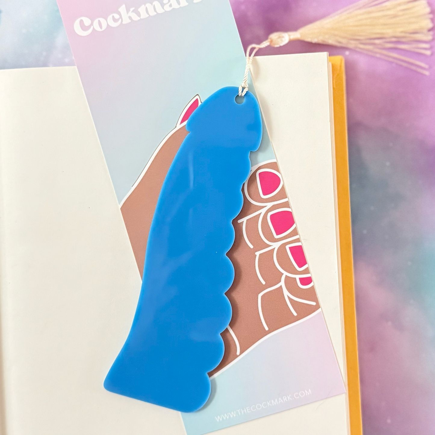 Tentacle Cockmark Bookmark: Teal