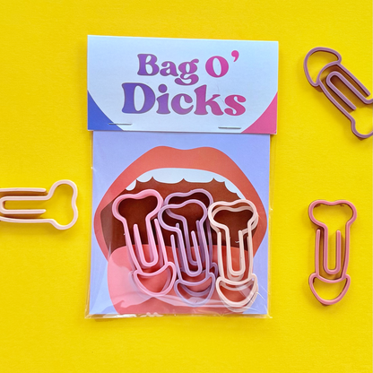Bag O' Dick Cockclips : Cotton Candy
