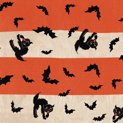 Cats + Bats Paper Runner (or gift wrap!)