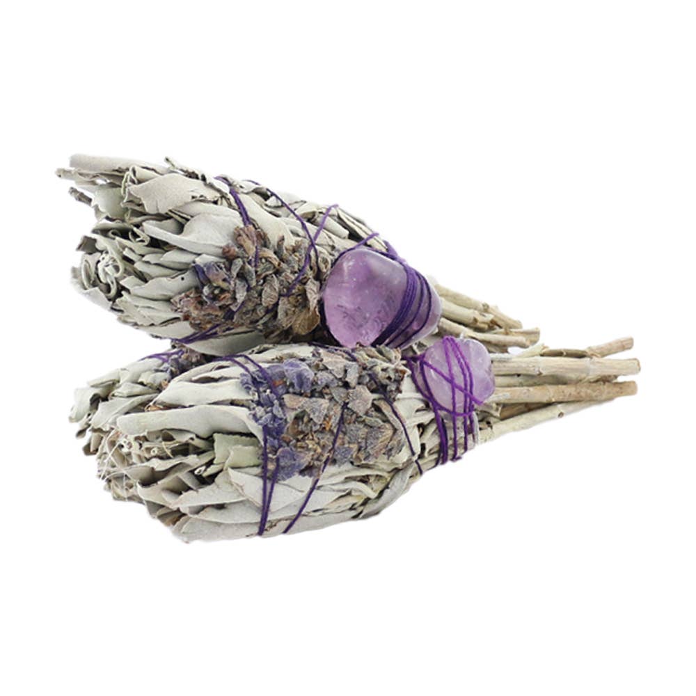 White Sage + Lavender + Amethyst Bundle