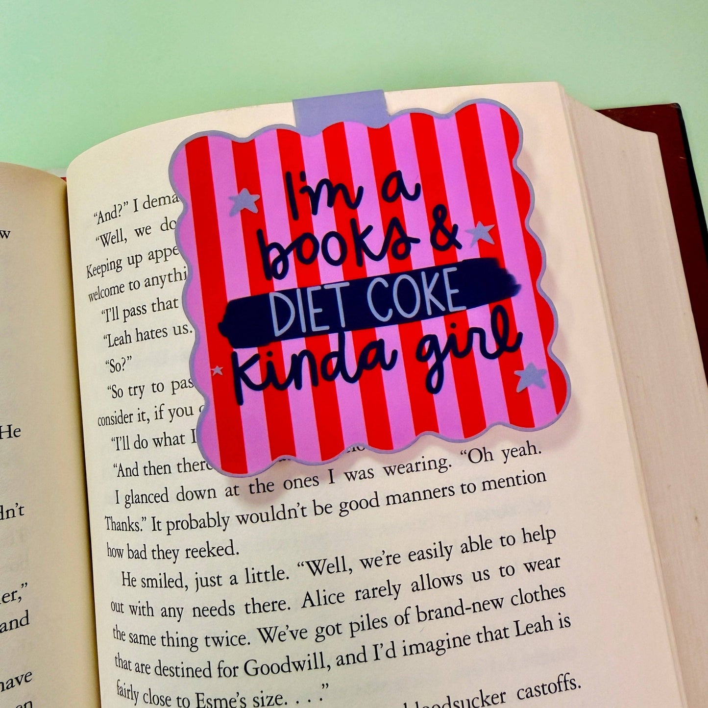 I'm A Books & Diet Coke Kinda Girl Magnetic Bookmark