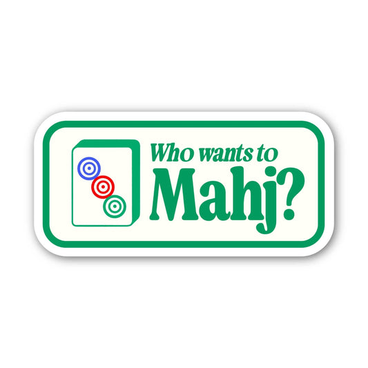 Who Wants To Mahj? Sticker