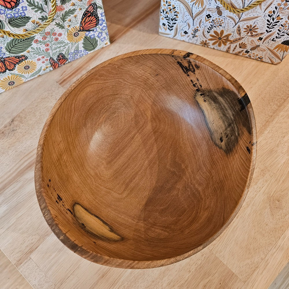 Persimmon Bowl Natural Edge | 2024-1017|117, Bowls for Breasts, handmade bowl, wood bowl, the local bevy