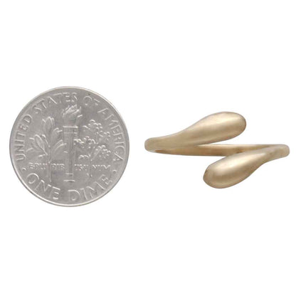 Bronze Teardrop Ring