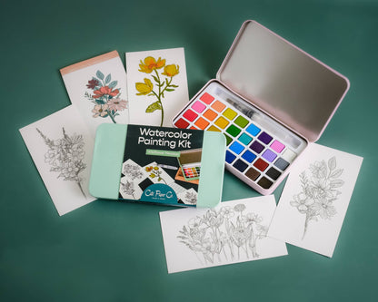 Wildflower Meadow Watercolor Kit