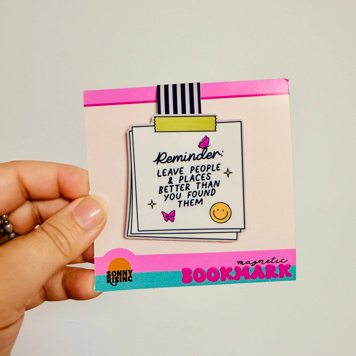 Reminder Note Magnetic Bookmark