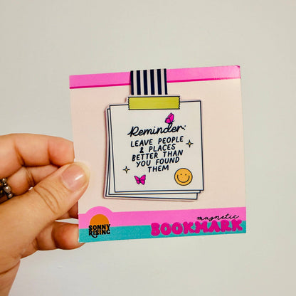 Reminder Note Magnetic Bookmark