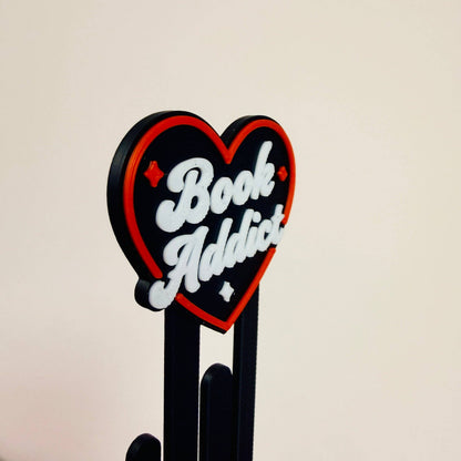 Book Addict Paper Clip Bookmark