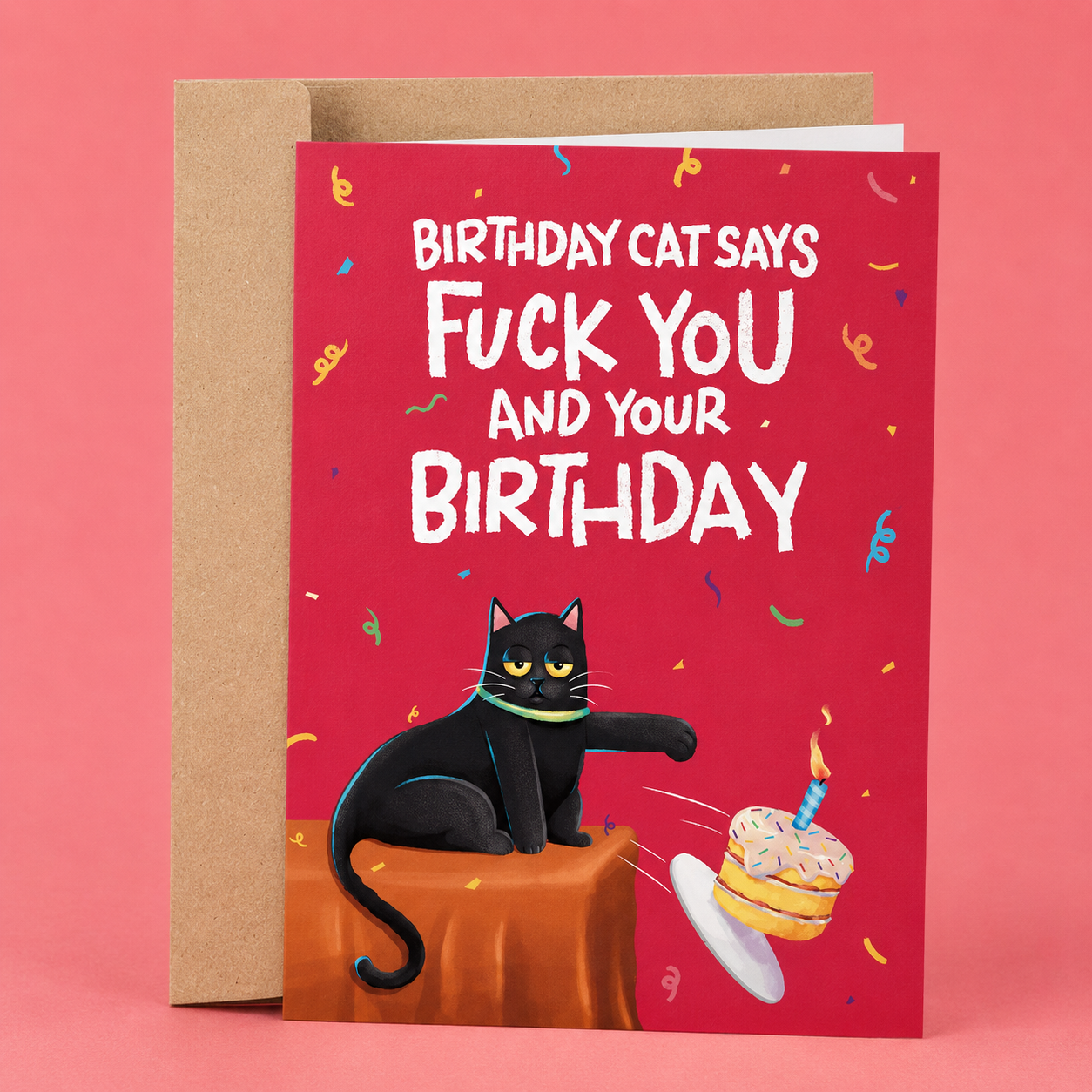 Cat F*ck You and Your Birthday Card