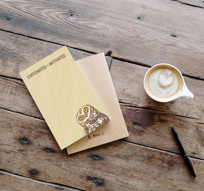 Caffeinated + Motivated Notepad