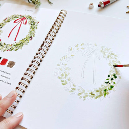Christmas  Watercolor Workbook