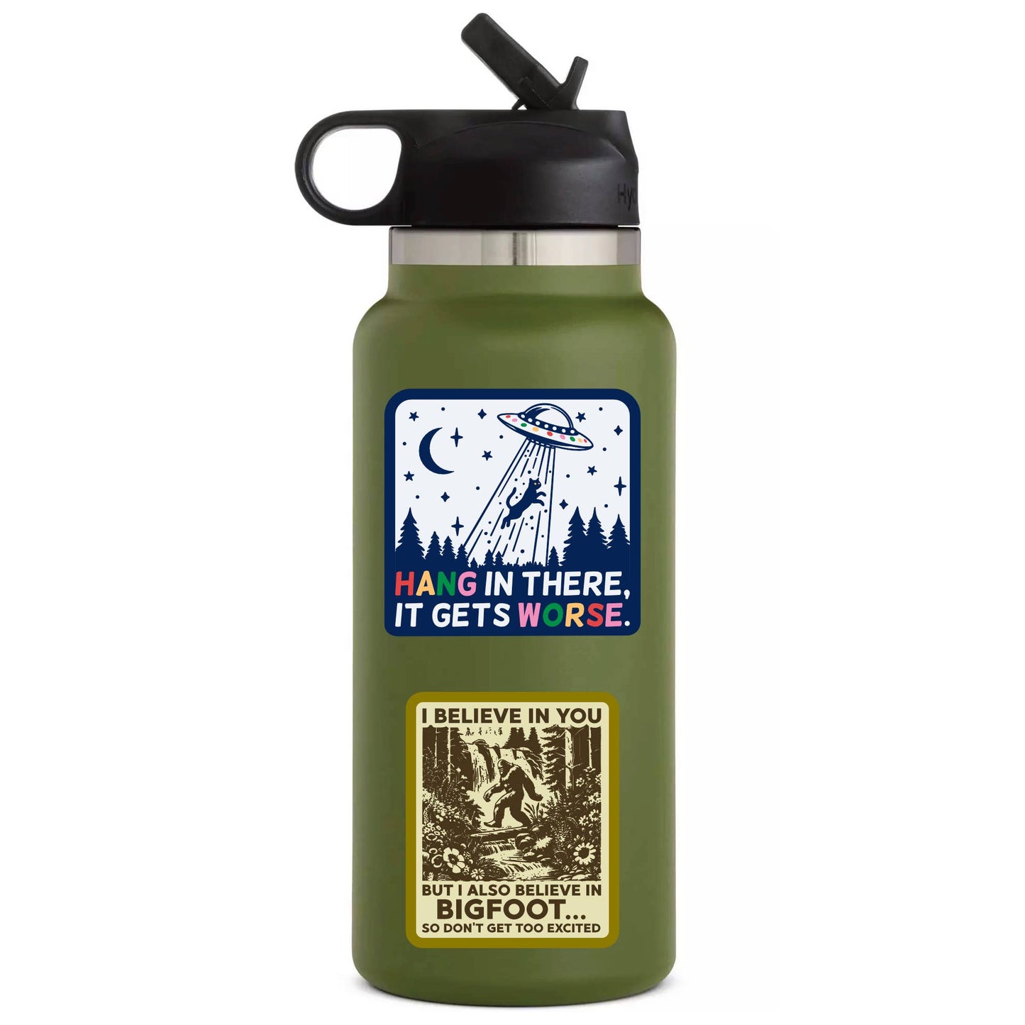 Bigfoot Sarcastic Believe in You Sticker