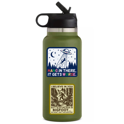 Bigfoot Sarcastic Believe in You Sticker