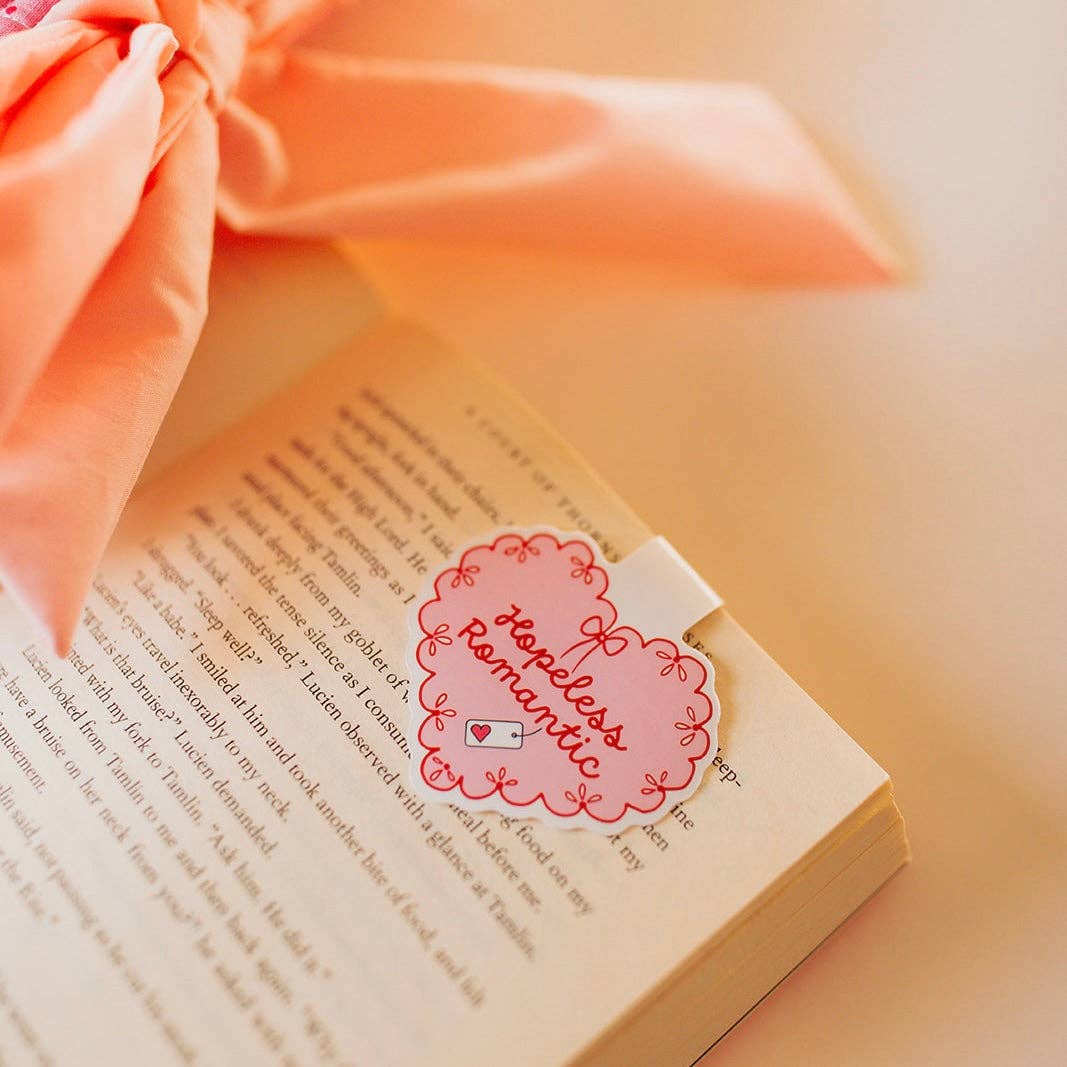 Hopeless Romantic Magnetic Bookmark