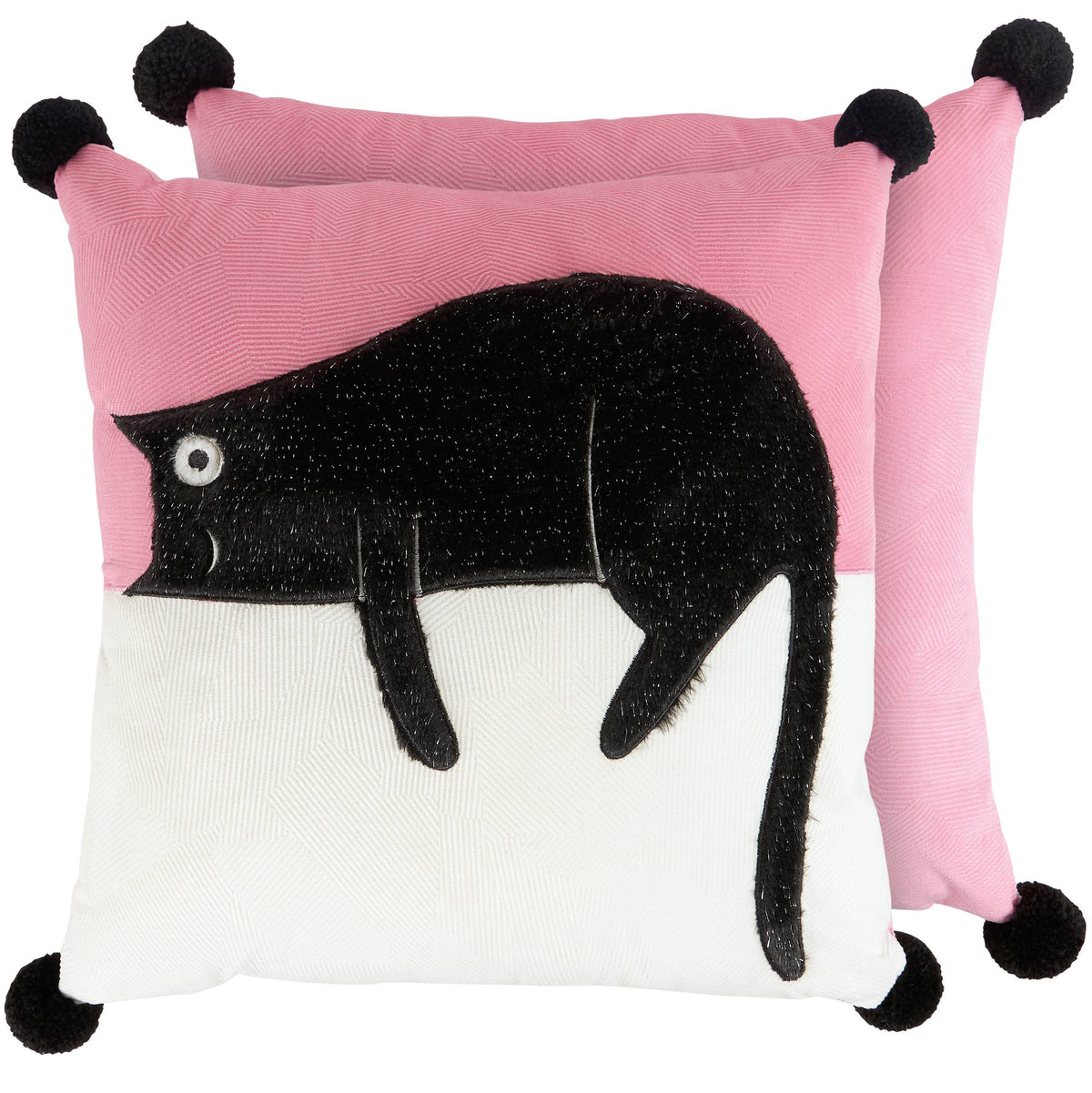 One Eye Open Cat Pillow