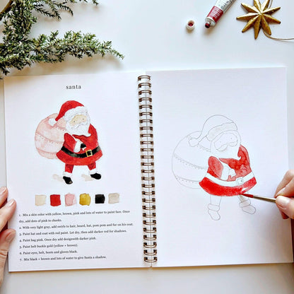Christmas  Watercolor Workbook