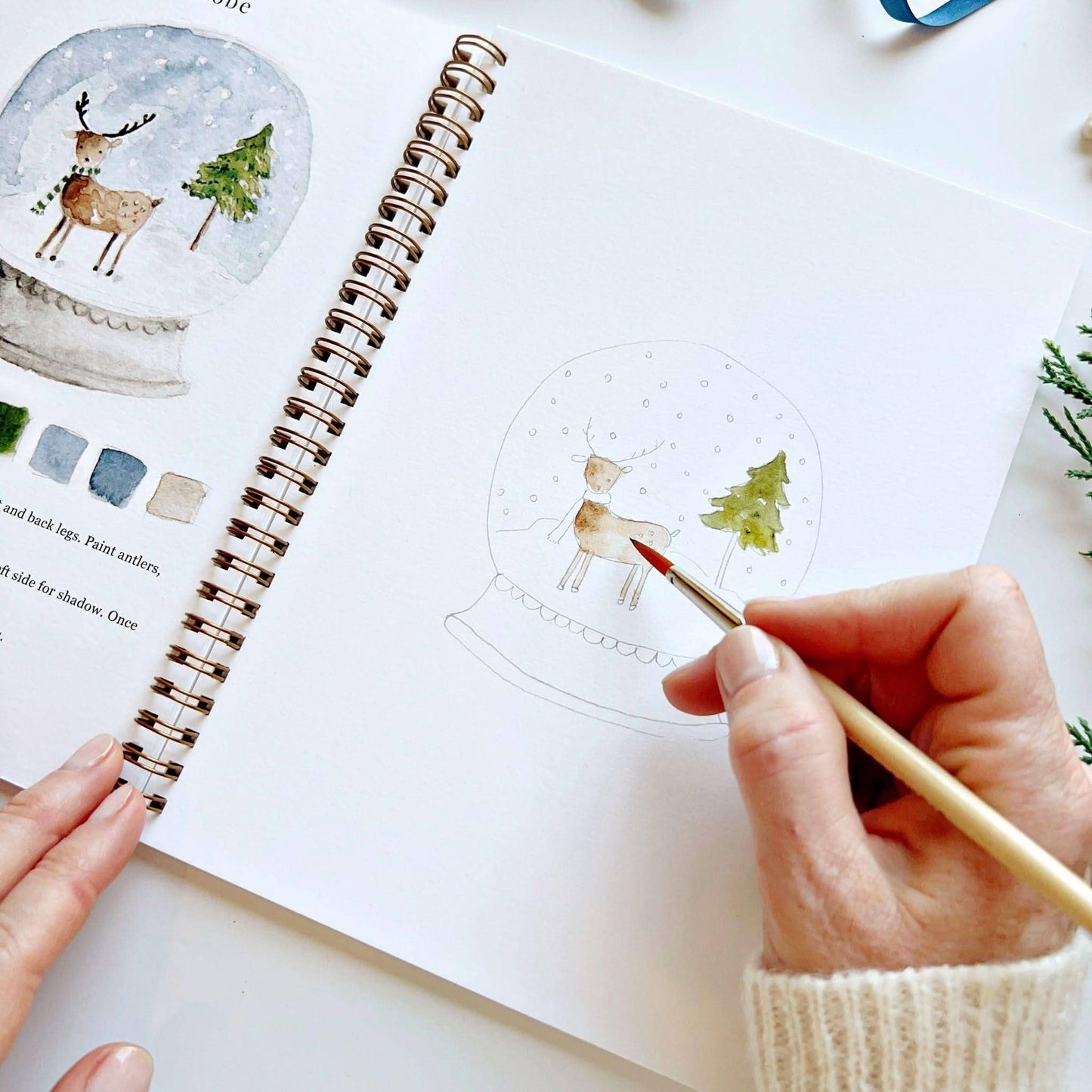 Winter  Watercolor Workbook