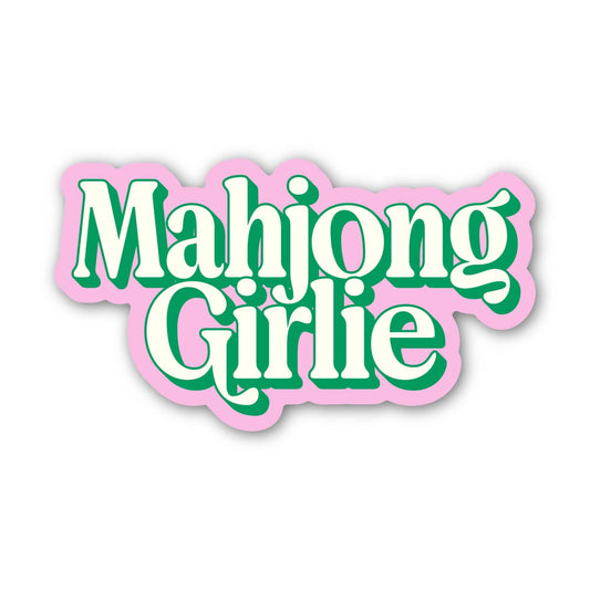 Mahjong Girlie Vinyl Sticker