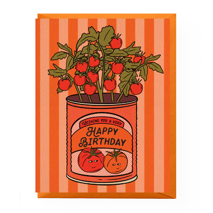 Tomato Plant Birthday Card