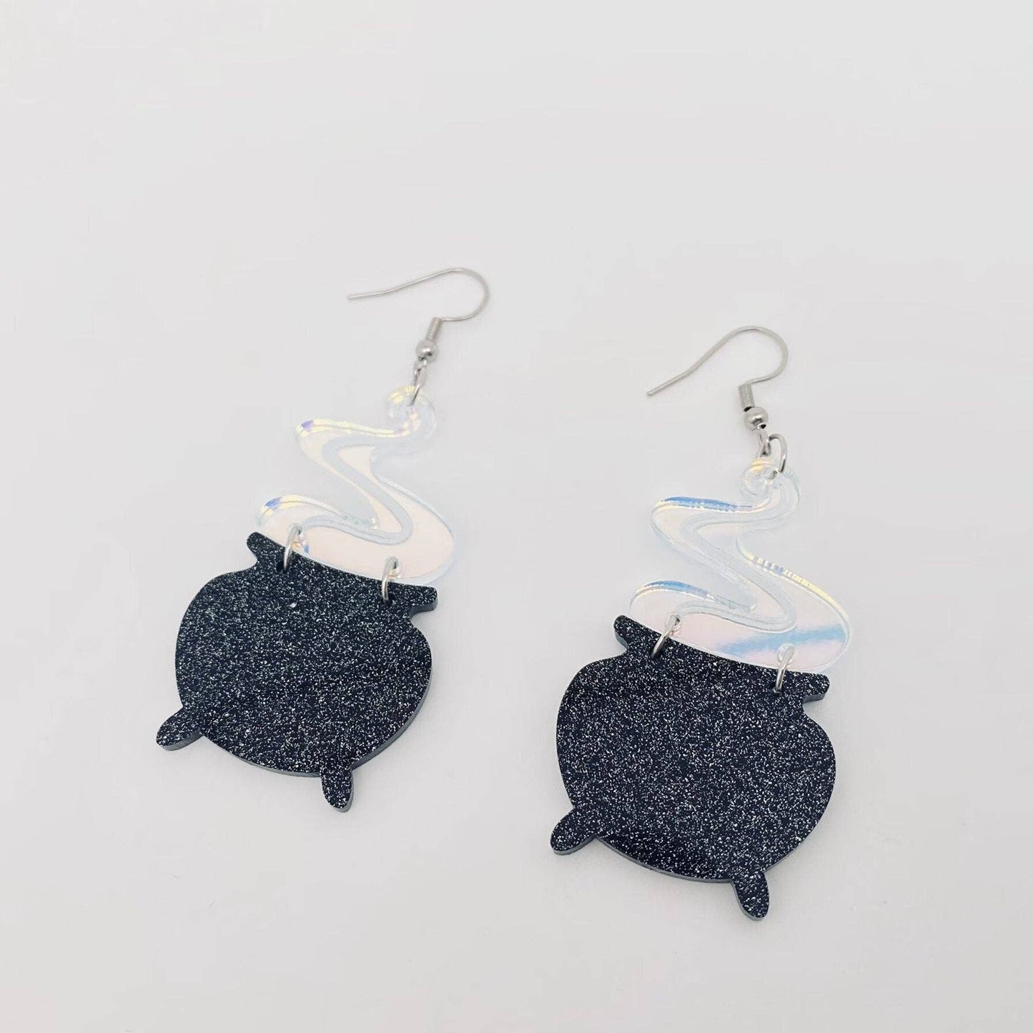 Smoky Cauldron Earrings