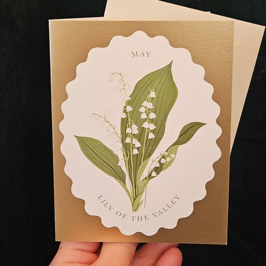 May Birthday Flower Card | Lily of the Valley|233